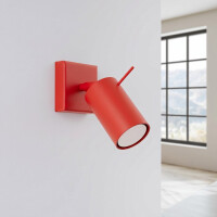Sollux SL.2189 Wandleuchte RING rot 3