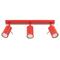Sollux SL.2191 Deckenleuchte RING 3L rot gallery