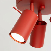 Sollux SL.2192 Deckenleuchte RING 3P rot 6