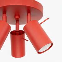 Sollux SL.2192 Deckenleuchte RING 3P rot 7