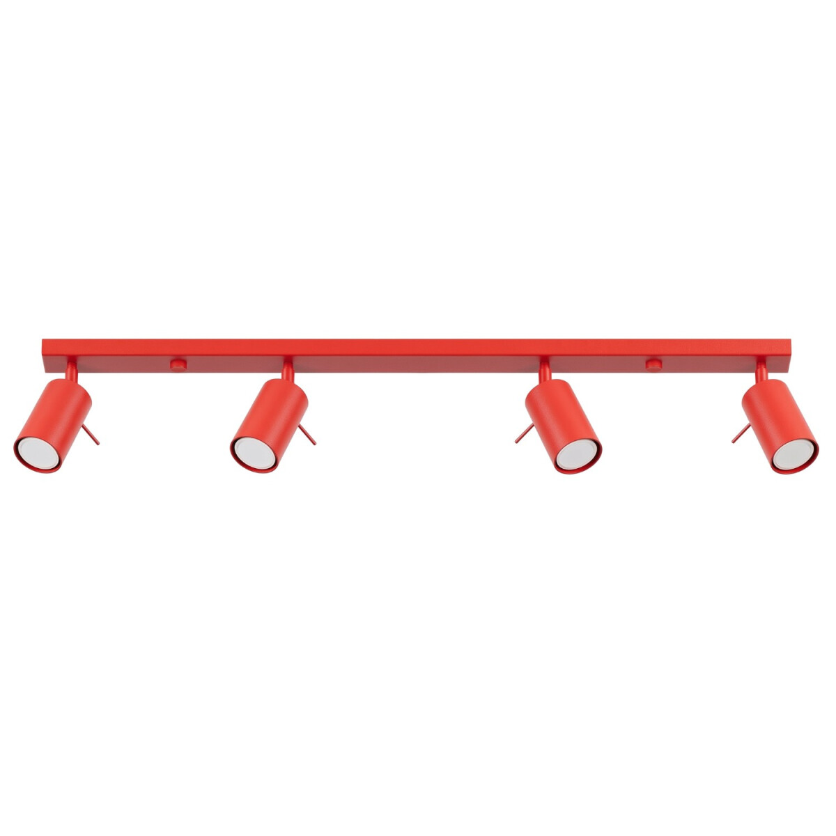 Sollux SL.2193 Deckenleuchte RING 4L rot