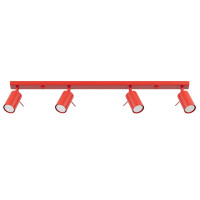 Sollux SL.2193 Deckenleuchte RING 4L rot gallery