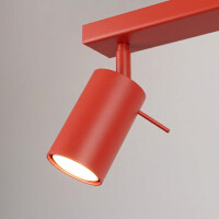Sollux SL.2193 Deckenleuchte RING 4L rot 6