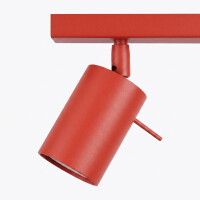 Sollux SL.2193 Deckenleuchte RING 4L rot 8