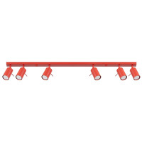 Sollux SL.2194 Deckenleuchte RING 6L rot gallery