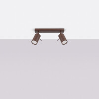 Sollux SL.2196 Deckenleuchte RING 2 braun 3