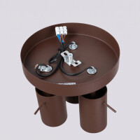 Sollux SL.2198 Deckenleuchte RING 3P braun 4