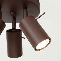 Sollux SL.2198 Deckenleuchte RING 3P braun 6
