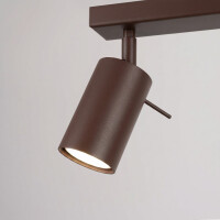 Sollux SL.2200 Deckenleuchte RING 6L braun 6
