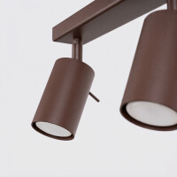Sollux SL.2200 Deckenleuchte RING 6L braun 7