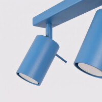 Sollux SL.2206 Deckenleuchte RING 6L himmelblau 6