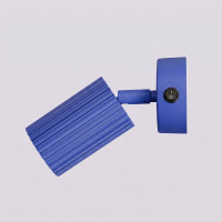 Sollux SL.2319 Wandleuchte KARBON ultramarin mit einem Schal