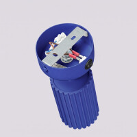 Sollux SL.2319 Wandleuchte KARBON ultramarin mit einem Schal