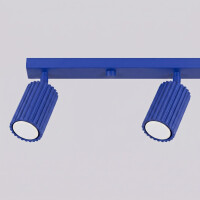 Sollux SL.2325 Deckenleuchte KARBON 4L ultramarin 4