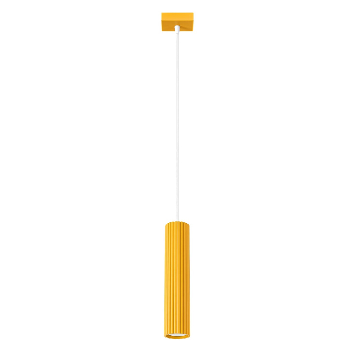 Sollux SL.2334 Pendelleuchte KARBON 1 gelb