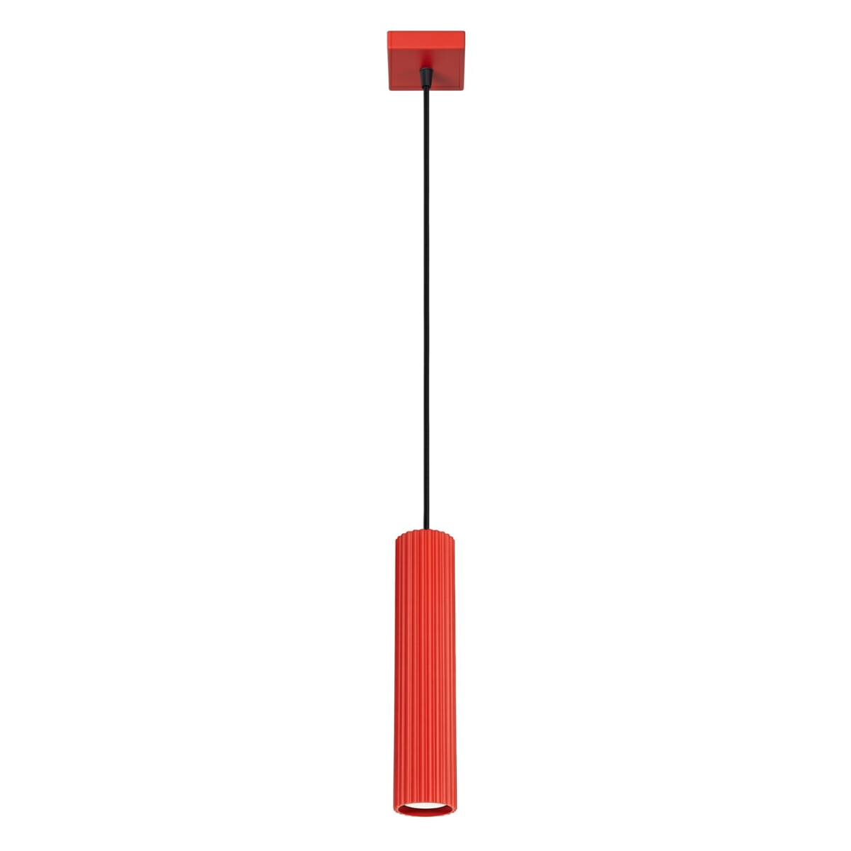 Sollux SL.2335 Pendelleuchte KARBON 1 rot