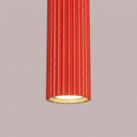 Sollux SL.2335 Pendelleuchte KARBON 1 rot 7