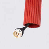 Sollux SL.2335 Pendelleuchte KARBON 1 rot 8