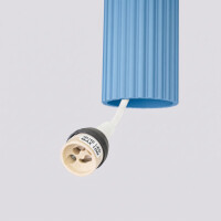 Sollux SL.2337 Pendelleuchte KARBON 1 himmelblau 6