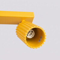 Sollux SL.2361 Deckenleuchte KARBON 4L gelb 7