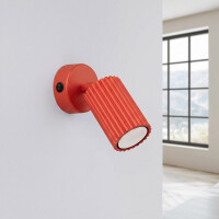 Sollux SL.2363 Wandleuchte KARBON rot mit einem Schalter 3