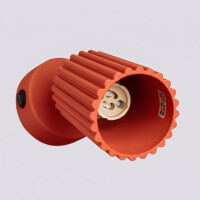Sollux SL.2363 Wandleuchte KARBON rot mit einem Schalter 6