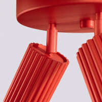 Sollux SL.2367 Deckenleuchte KARBON 3P rot 7