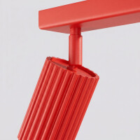 Sollux SL.2368 Deckenleuchte KARBON 4L rot 8