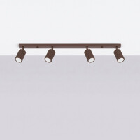 Sollux SL.2375 Deckenleuchte KARBON 4L braun 3