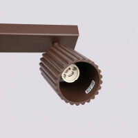 Sollux SL.2375 Deckenleuchte KARBON 4L braun 5