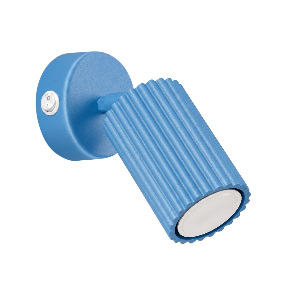 Sollux SL.2377 Wandleuchte KARBON himmelblau mit einem Schalter