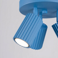 Sollux SL.2381 Deckenleuchte KARBON 3P himmelblau 4