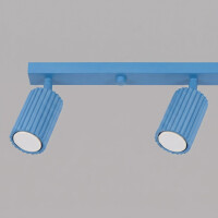 Sollux SL.2382 Deckenleuchte KARBON 4L himmelblau 6