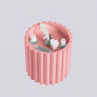 Sollux SL.2403 Deckenleuchte AURA 1 rosa GU10 6