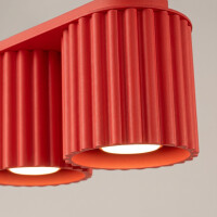 Sollux SL.2419 Deckenleuchte AURA 2 rot GU10 4