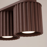 Sollux SL.2424 Deckenleuchte AURA 2 braun GU10 4