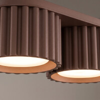 Sollux SL.2427 Deckenleuchte AURA 2 braun Gx53 4