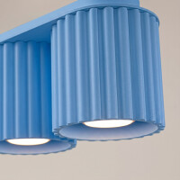 Sollux SL.2429 Deckenleuchte AURA 2 himmelblau GU10 4