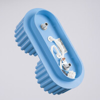 Sollux SL.2432 Deckenleuchte AURA 2 himmelblau Gx53 6