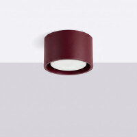 Sollux SL.2454 Deckenleuchte MODO 1 burgund Gx53 3