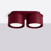 Sollux SL.2455 Deckenleuchte MODO 2 burgund Gx53 3