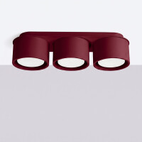 Sollux SL.2456 Deckenleuchte MODO 3 burgund Gx53 3