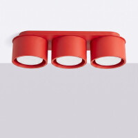 Sollux SL.2480 Deckenleuchte MODO 3 rot Gx53 3