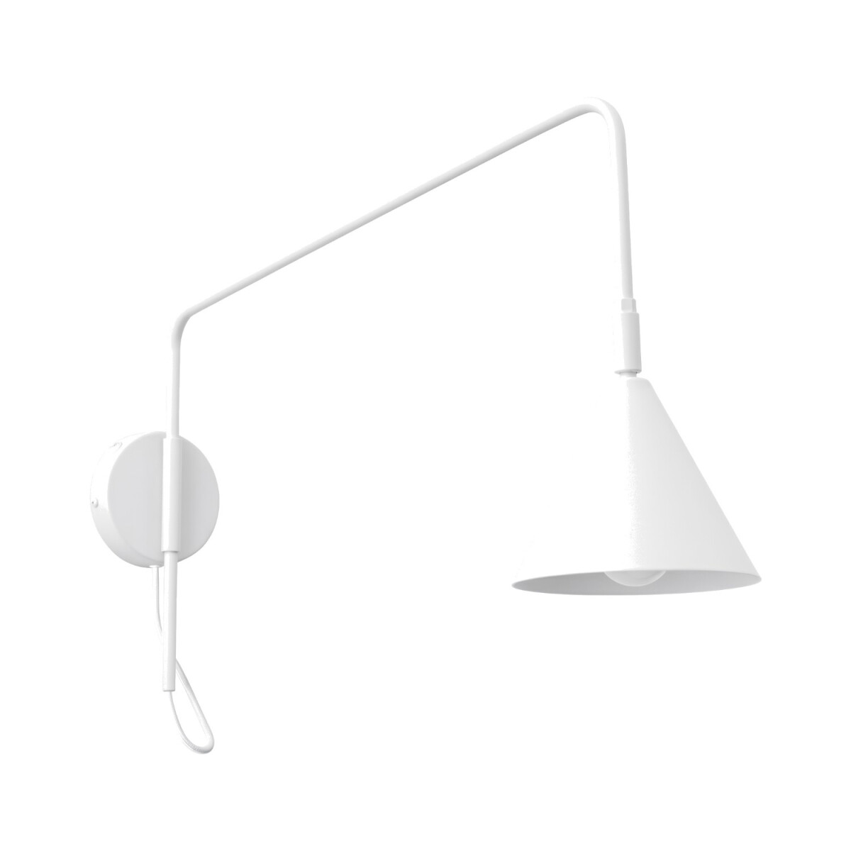 Sollux SL.2491 Wandleuchte NOX 1 weiß mit einem Schalter