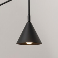 Sollux SL.2492 Wandleuchte NOX 1 schwarz mit einem Schalter 