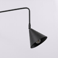 Sollux SL.2492 Wandleuchte NOX 1 schwarz mit einem Schalter 