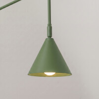 Sollux SL.2495 Wandleuchte NOX 1 olivgrün mit einem Sch