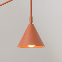 Sollux SL.2496 Wandleuchte NOX 1 rote ocker mit einem Schalt
