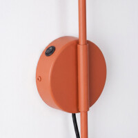Sollux SL.2496 Wandleuchte NOX 1 rote ocker mit einem Schalt