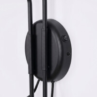 Sollux SL.2507 Wandleuchte NOX 2 schwarz mit einem Schalter 